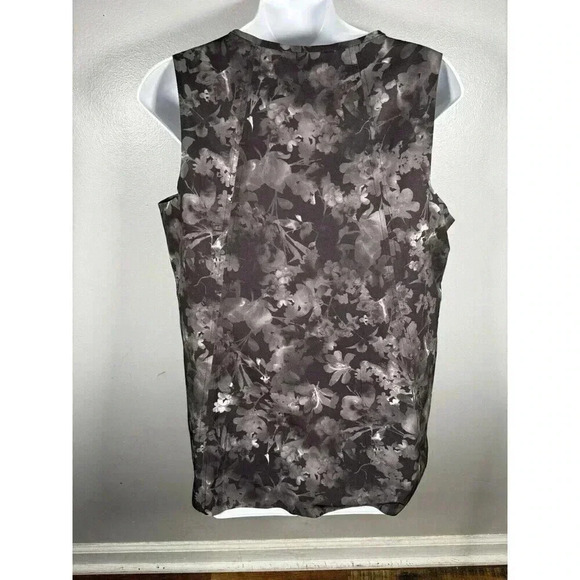 ATHLETA WOMEN'S Black/gray SLEEVELESS BREEZY TOP TANK Sz XS - Picture 3 of 6